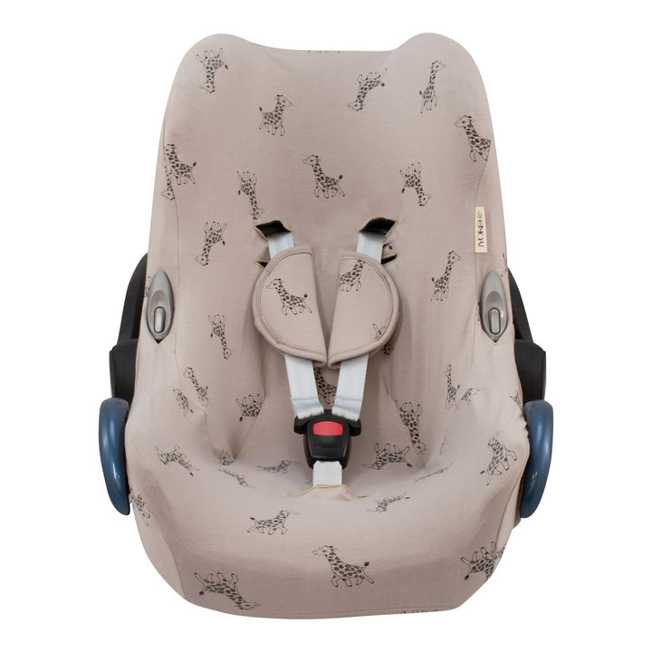 JYOKO KIDS Bezug für Autositz kompatibel mit Maxi Cosi Cabriofix, City Streety, aus Baumwolle (Giraf