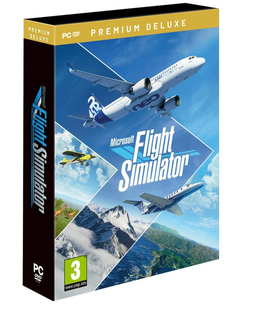 AEROSOFT MICROSOFT FLIGHT SIMULATOR - PREMIUM DELUXE EDITION PC PC Disc Premium Deluxe Edition, PC D