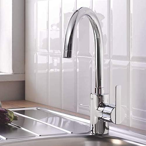 GROHE Feel | Küchenarmaturen - Einhand-Spültischbatterie, mit GROHE Zero | chrom | 32670002 Chrom oh