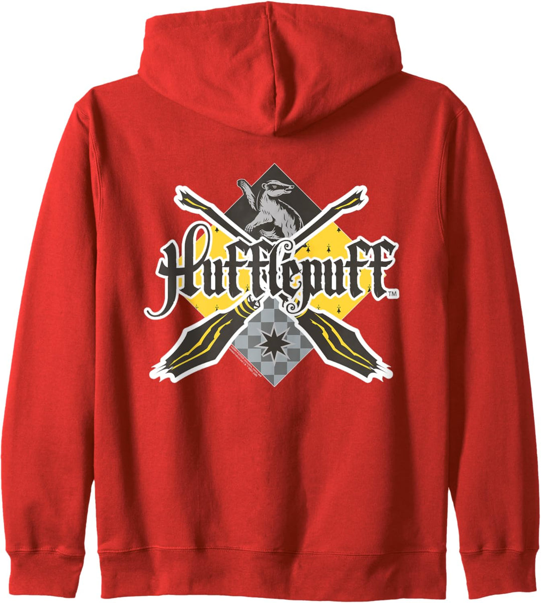 Harry Potter Hufflepuff Broomstick Badger Logo Kapuzenjacke