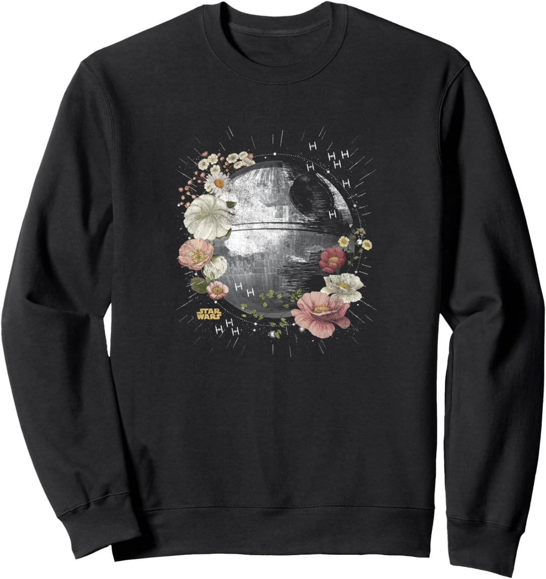 Star Wars Floral Death Star Sweatshirt