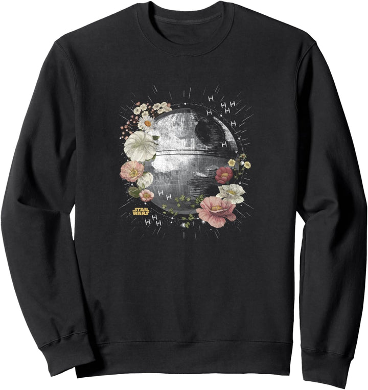 Star Wars Floral Death Star Sweatshirt
