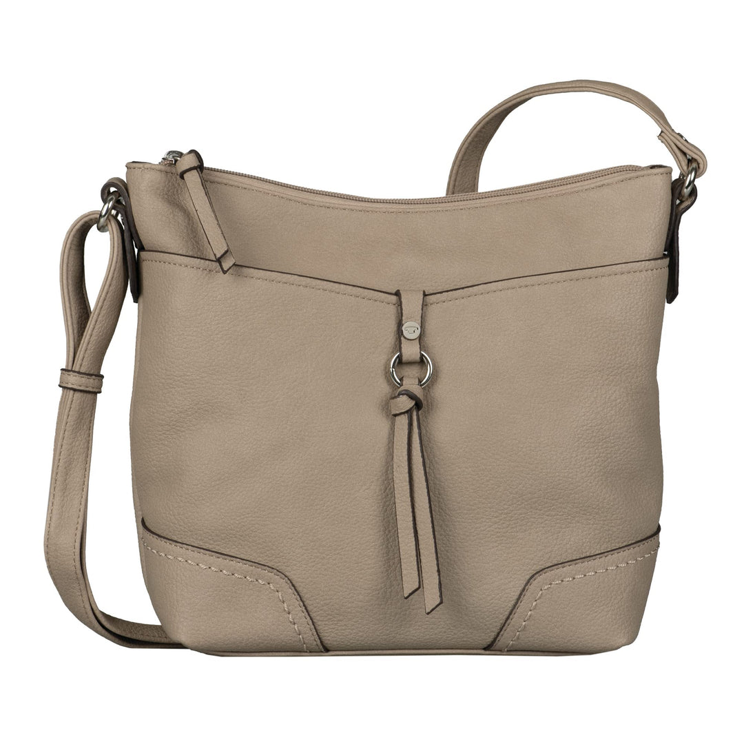 TOM TAILOR bags Imeri Damen Umhängetasche Crossbody Bag Klein 28 x 8,5 x 25 Taupe, 28 x 8,5 x 25 Tau