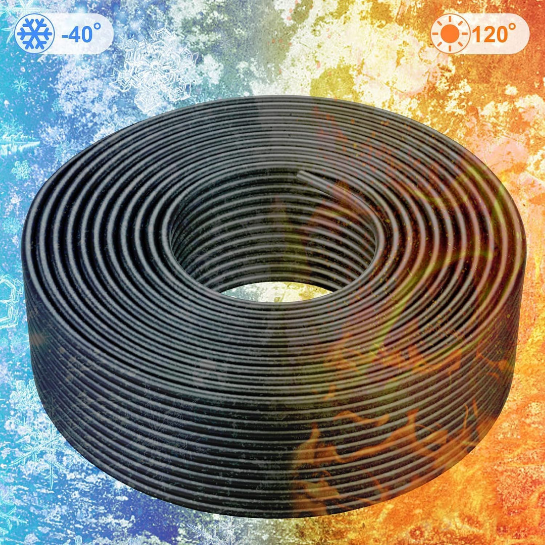 Solarkabel 6mm² Schwarz - 20m - UV-beständig, flexibel, Photovoltaik, PV Kabel, Solar Anschlusskabel