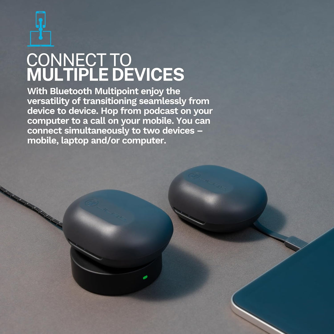 JLab JBuds Air Sport ANC 4 Kopfhörer In Ear, Sportkopfhörer Bluetooth, 60+ Std., Noise Cancelling Tr