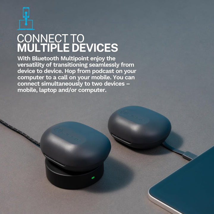 JLab JBuds Air Sport ANC 4 Kopfhörer In Ear, Sportkopfhörer Bluetooth, 60+ Std., Noise Cancelling Tr