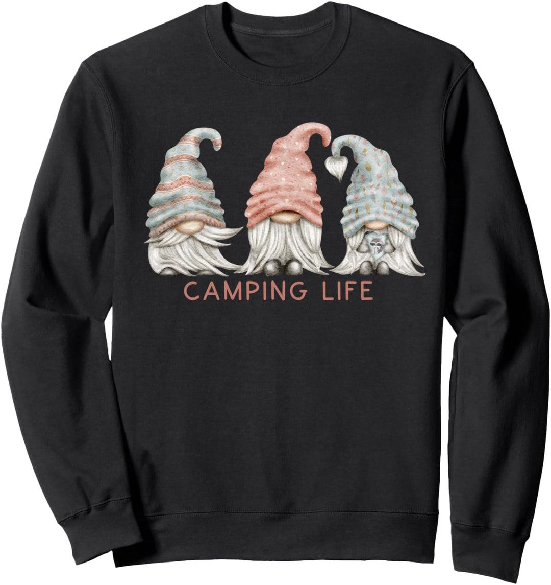 Camping Leben Gnom Sweatshirt