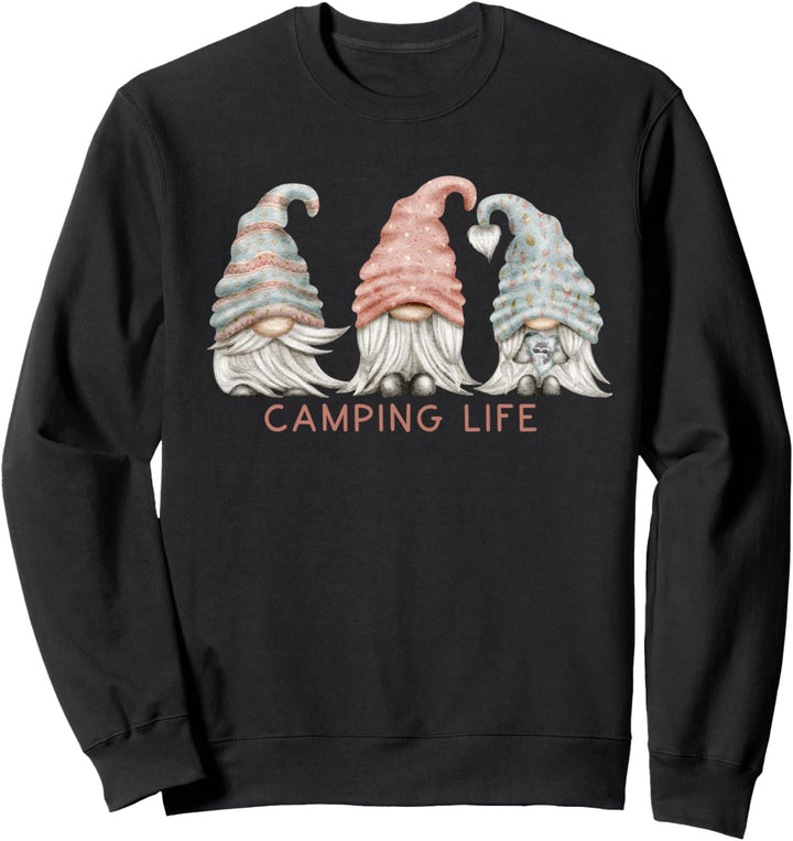 Camping Leben Gnom Sweatshirt