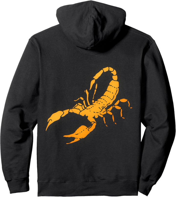Gold Scorpion Danger Death Influencer Fashion Pullover Hoodie