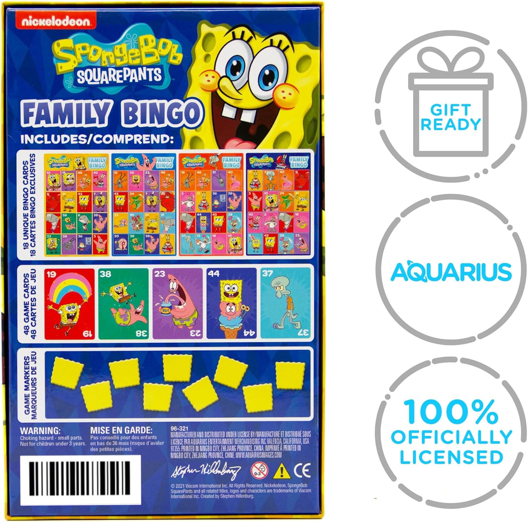 AQUARIUS Familien-Bingo-Tischspiel Spongebob