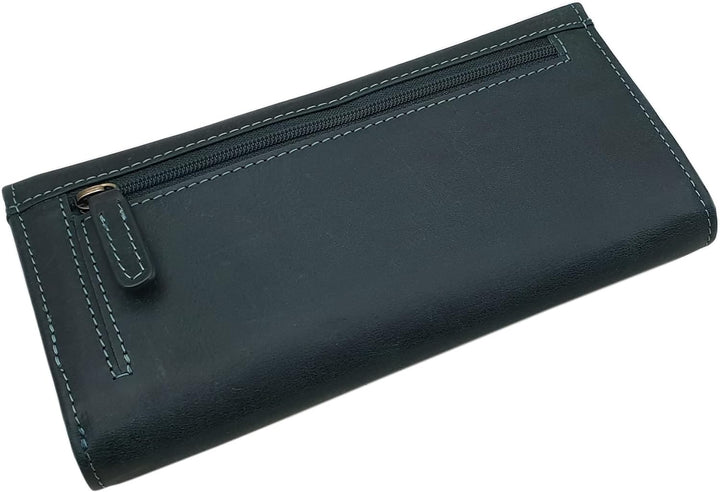 myledershop Grosse Vollrindleder Damen Geldbörse / Geldbeutel / Portemonnaie / Geldtasche / Portmone