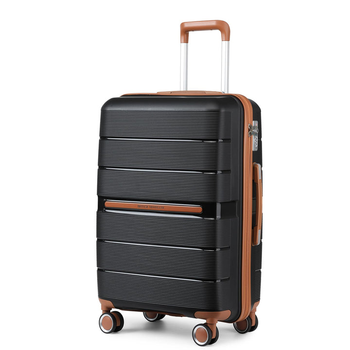 British Traveller Reisekoffer Gross Koffer Trolleys Gross Hartschalenkoffer 100% PP Handgepäck Koffe