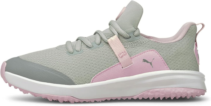PUMA Jungen Fusion Evo Jr. Golfschuh 35.5 EU High Rise Pink Lady, 35.5 EU High Rise Pink Lady