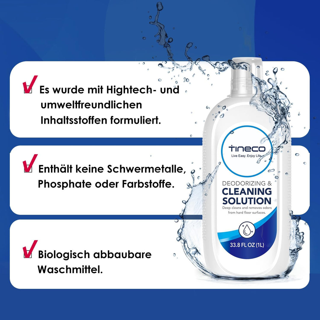 Tineco Multi-Surface Bodenreiniger 2L für Tineco Nass Trockensauger S7 Stretch/i5/i6/Stretch S6/Swit