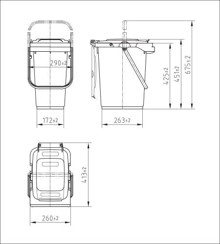 SULO MB 25 Liter, gelb
