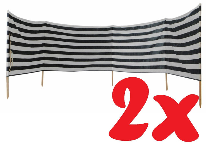 Windschutz (Windschutz 8m, blau weiss, 2)
