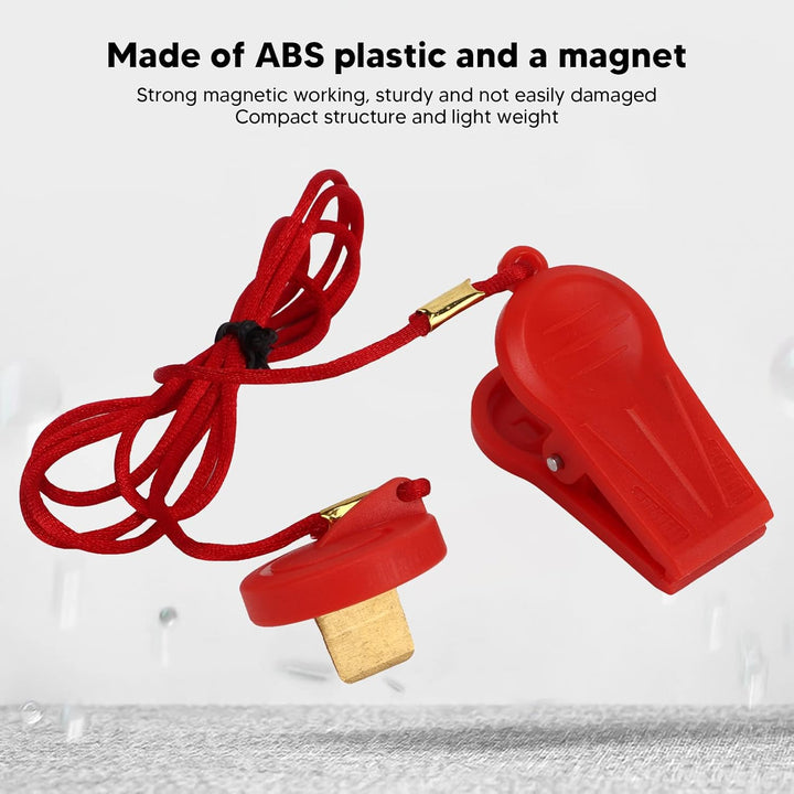 Laufband-Magnetschl¨¹ssel, 2 St¨¹ck Sicherheitsschalter, Not-Aus-Magnet mit Kreisf?rmigem Einsatz, f