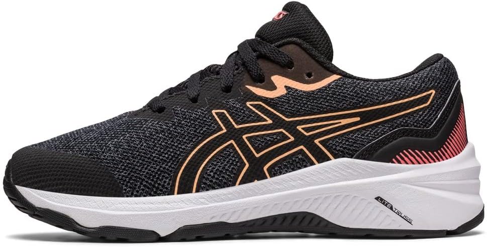 ASICS Unisex Kinder Gt-1000 11 Gs Sneaker 39 EU Schwarz Papaya, 39 EU Schwarz Papaya