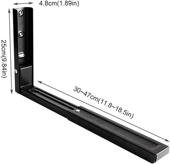 2 Stücke Mikrowellenhalter Edelstahl,Wandhalterung Halter Mikrowelle,Halter Für Mikrowelle,Mit Passe