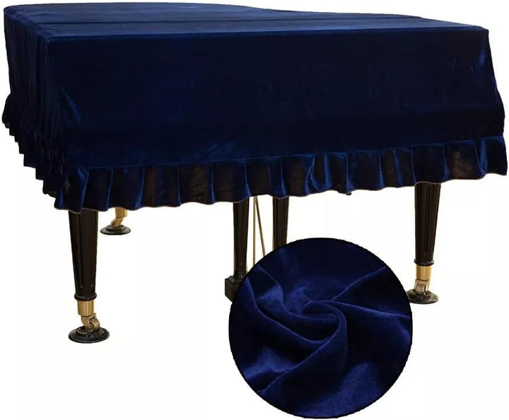 Grand Piano Keyboard Cover Anti -Scratch Piano Cover Gold Samt Klavierdeckel Klavier Schutzstoff Kla
