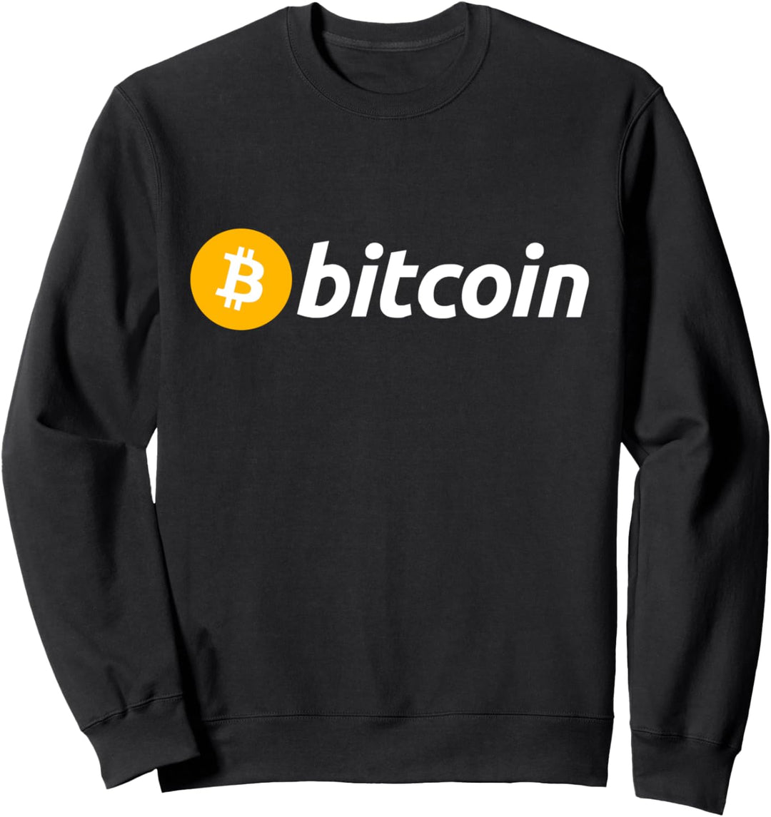 Bitcoin Unterstützung Krypto Währung Bitcoin Logo Sweatshirt