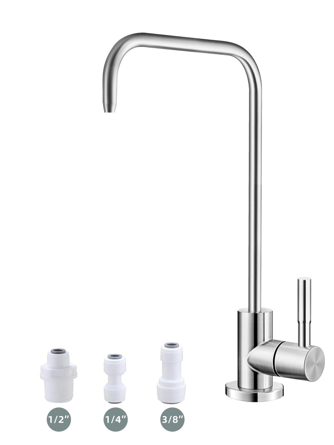 Trinkwasserhahn, bleifreier Wasserfilter-Wasserhahn,Umkehrosmose-Wasserhahn für Küchenspüle, gebürst