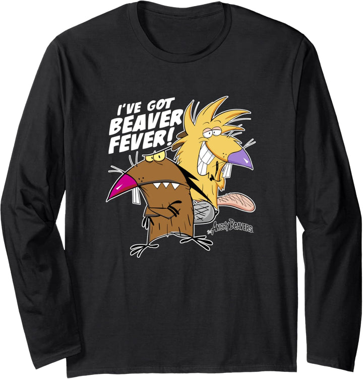 Angry Beavers Daggett & Norbert Feverish Langarmshirt
