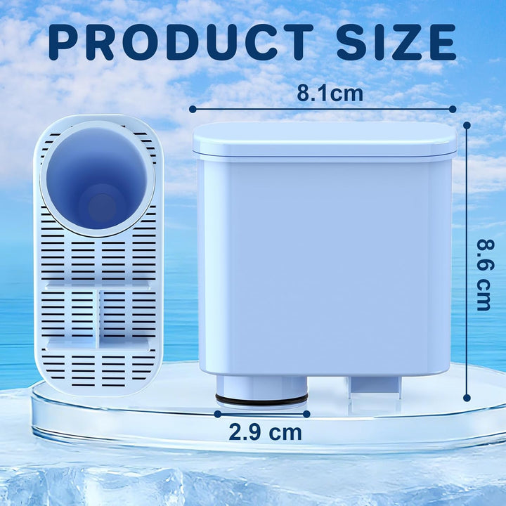 6 Stück Wasserfilter für Philips Saeco AquaClean CA6903,Kompatibel mit Philips 3100, 4000, 5000, Xel