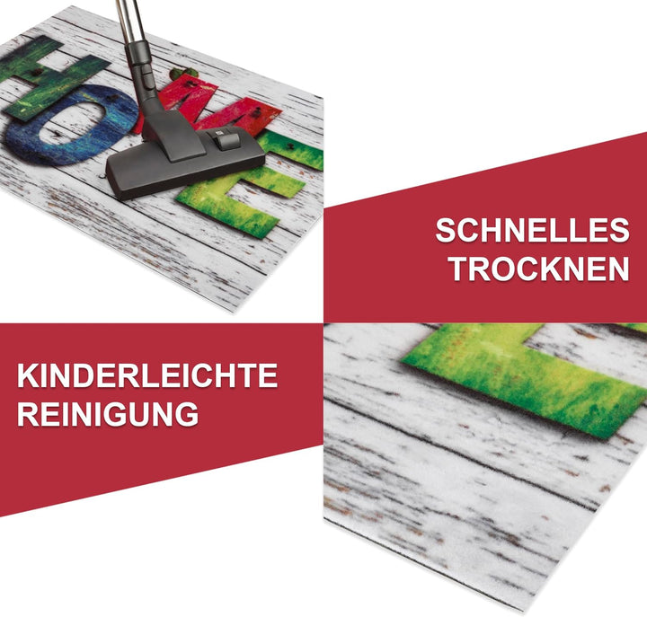 Fussmatte in vielen Schmutzfangmatte ist für Innen- & Aussenbereich geeignet | Fussabtreter saugt si