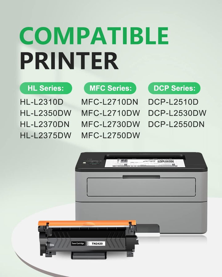 TN2420 TN-2420 Tonerkartusche kompatible für Toner Brother MFC L2710DW MFC-L2710DW HL-L2350DW MFC-L2