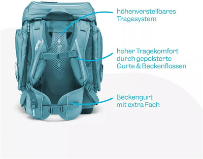 ergobag cubo Set ergonomischer Schulrucksack Klassisch 6-teilig 1. Klasse Grundschule Einheitsgrösse