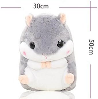 YunNasi 2 in 1 Hamster Kuscheltier Plüschtier Hamster Kissen mit Kuscheldecke Super Süsses Geschenk