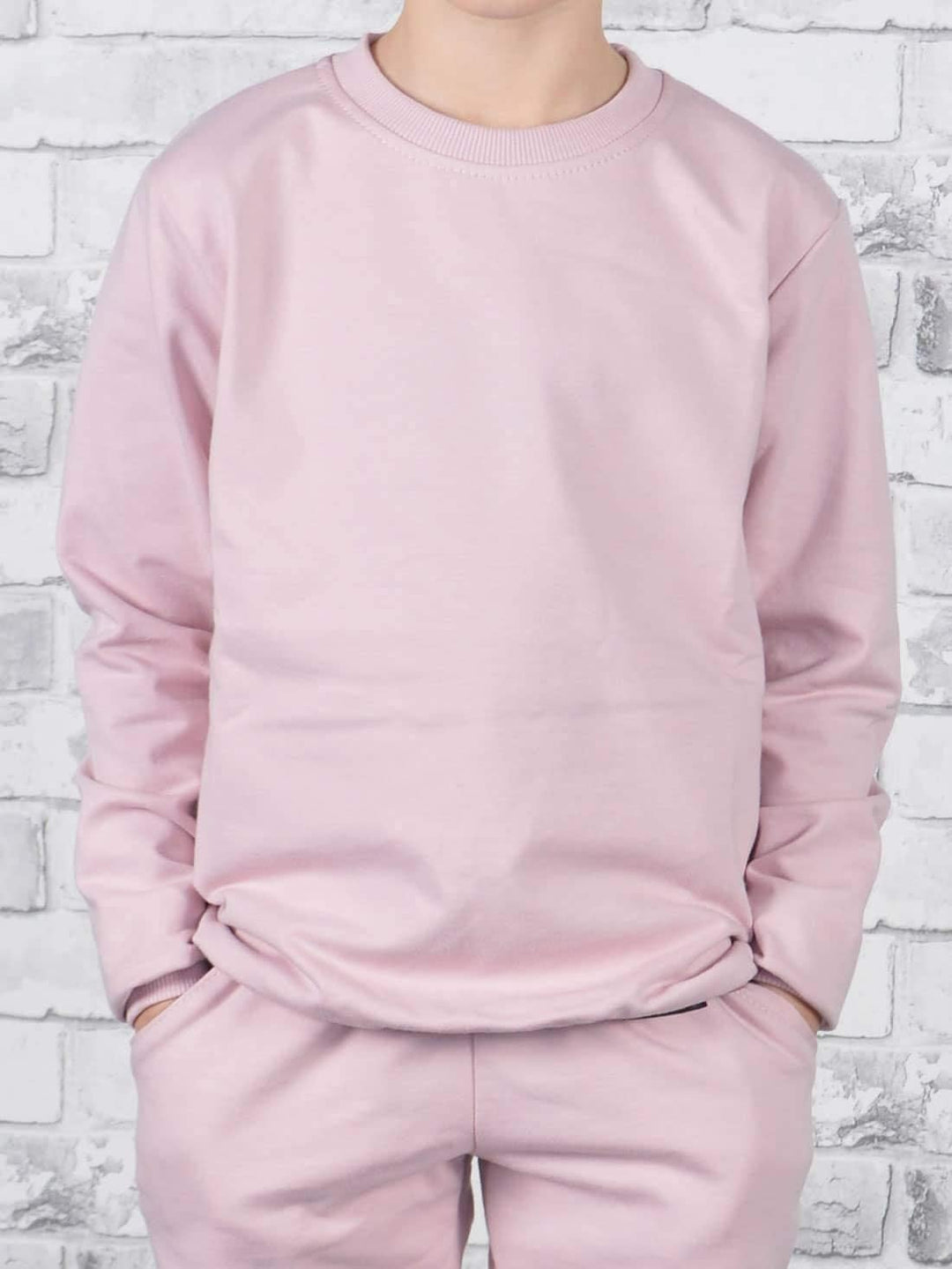 Mädchen Pullover Kinder Pulli Langarm Sweatshirt 30321, Lachs