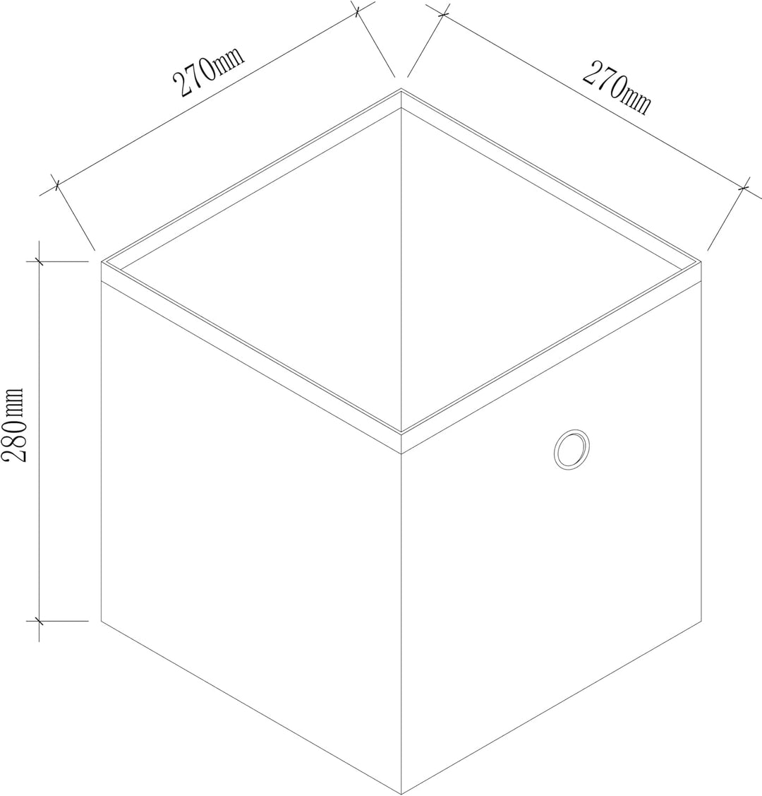 VCM 10er Set Faltbox Klappbox Stoff Kiste Faltschachtel Regalbox Aufbewahrung Boxas Grün, Grün