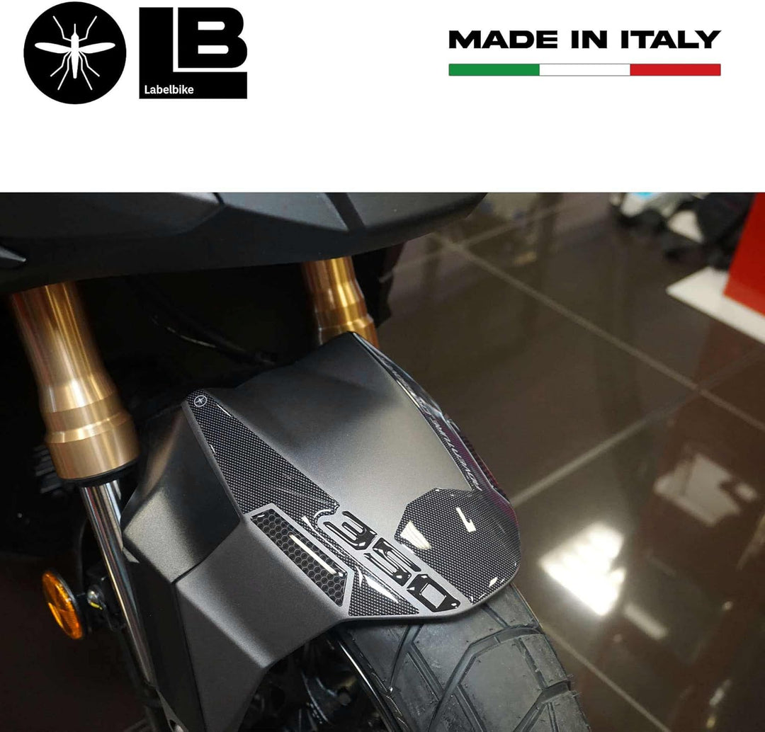 labelbike - 3D Harz Aufkleber Dekoration und Schutz Motorrad-Kotflügel kompatibel mit Honda ADV350 2