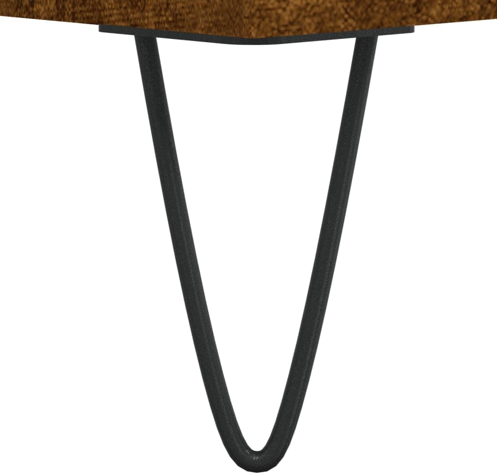 vidaXL Schuhbank Räuchereiche 102x35x55 cm Holzwerkstoff, Räuchereiche