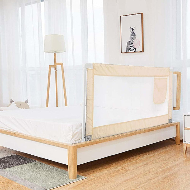 Höhenverstellbares Bettgitter Absturzsicherung für Bett, tragbares Bett Schutzgitter für Kinder & Fa