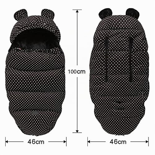 Kinderwagen Fusssack Universal Winter Warm Baby Schlafsack Outdoor Wasserdicht und Winddicht, Geeign