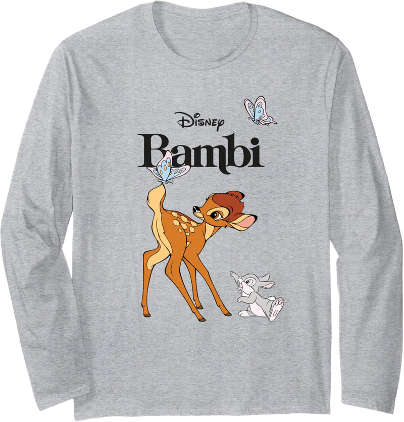 Disney Bambi and Thumper With Butterflies Langarmshirt