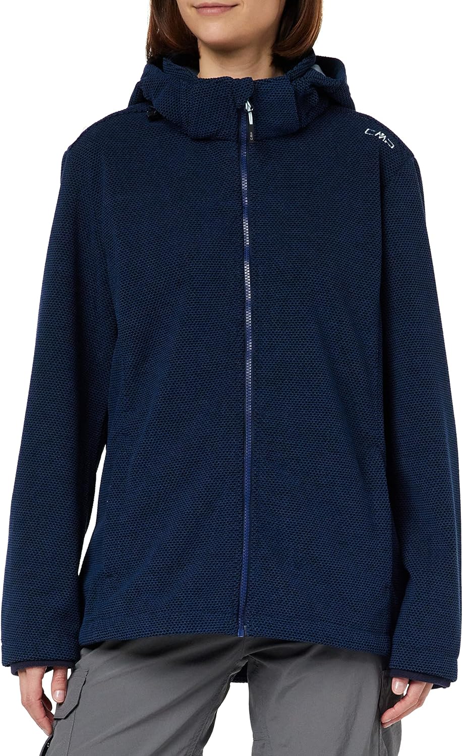CMP Damen Damen-softshelljacke mit Abnehmbarer Kapuze Jacket 34 Blaue Tinte-B.Blau
