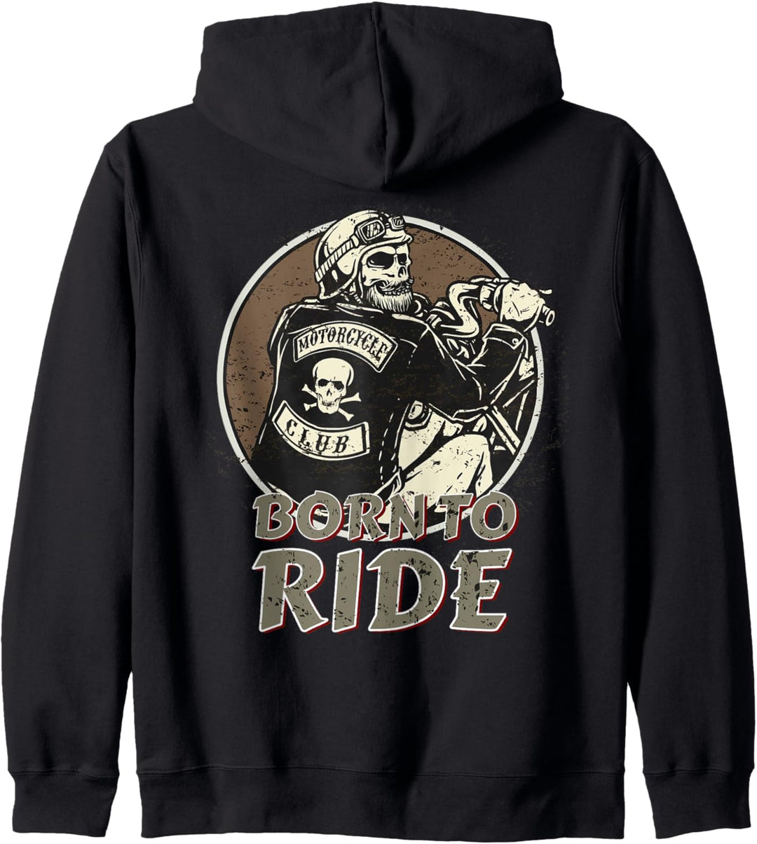 Chopper Rocker Motocross Motorrad Motorcross Kapuzenjacke