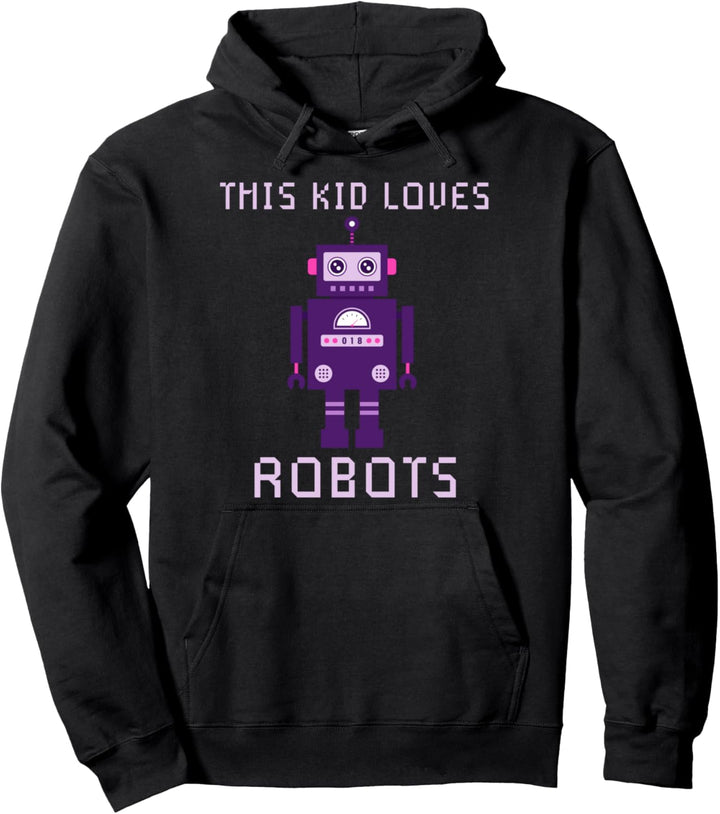Ich liebe Roboter Geschenk alle Altersgruppen Roboter Kinder Pullover Hoodie