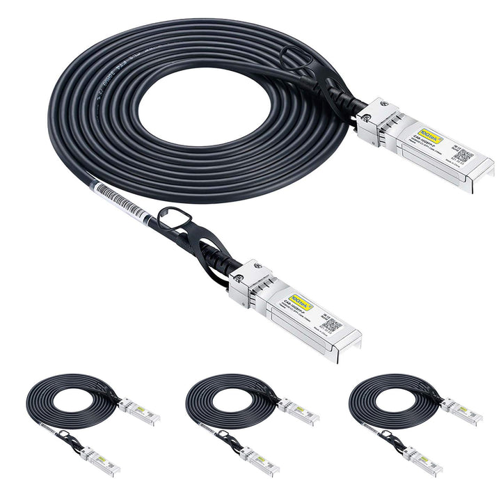 [4 Stück] 10Gtek SFP+ DAC Twinax Kabel 3-Meter(9.8ft), 10G SFP+ to SFP+ Direct Attach Copper Passive