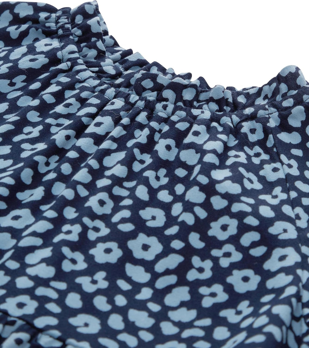 TOM TAILOR Mädchen Kinder Kleid mit Blumen-Muster 92-98 34003 - Blue Leo Flower Print, 92-98 34003 -