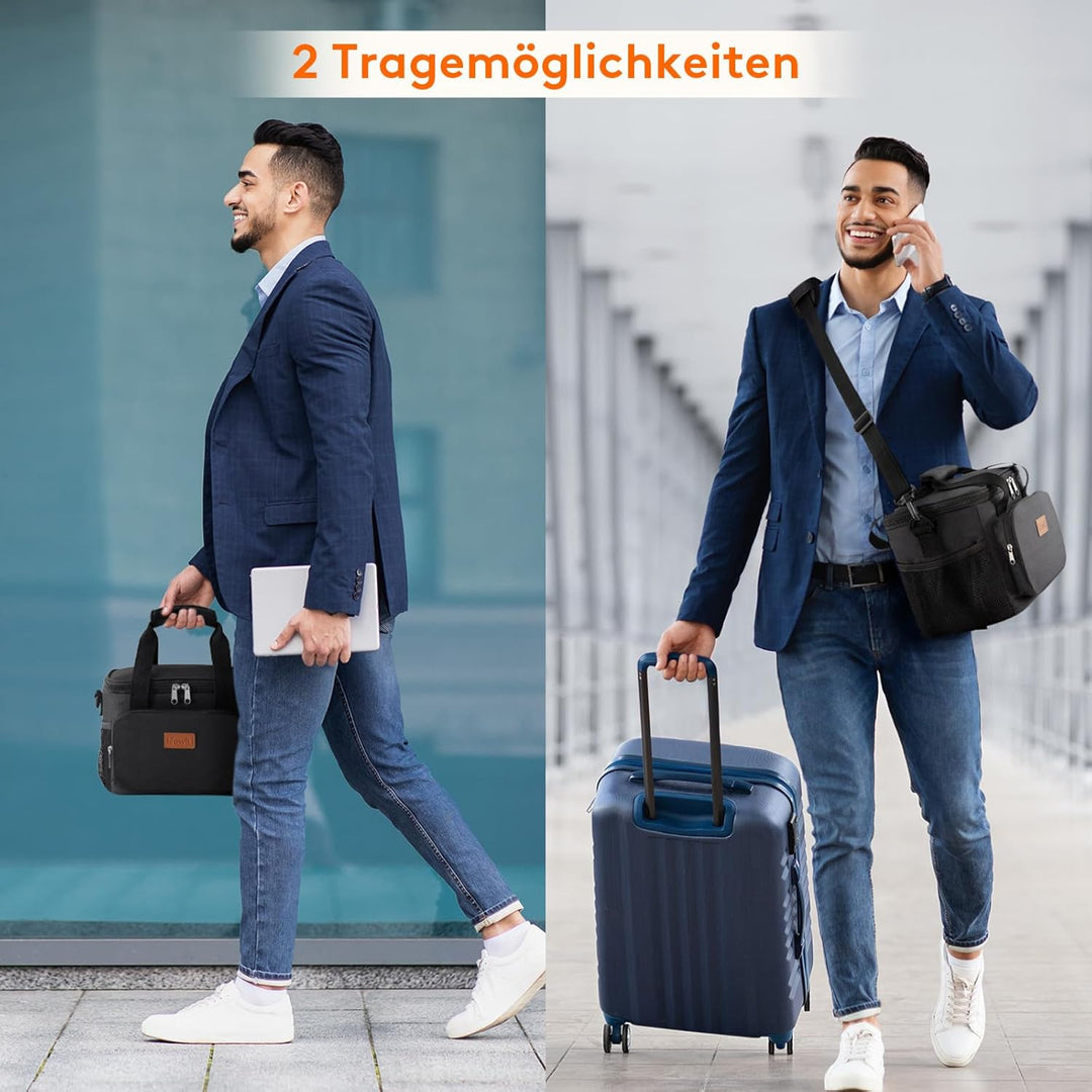 Lifewit Grosse Mittagstasche 12-Dosen (8.5L) Isolierte Lunchbox Weiche Kühlbox Kühltasche für Erwach