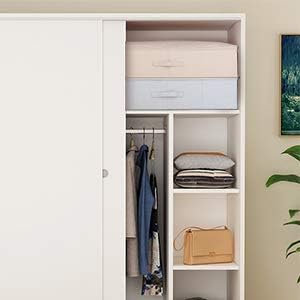 100X 43X 18 cm, Unterbett-Aufbewahrungsbox | Atmungsaktiv und Mottenfrei | Platzsparende Unterbett A