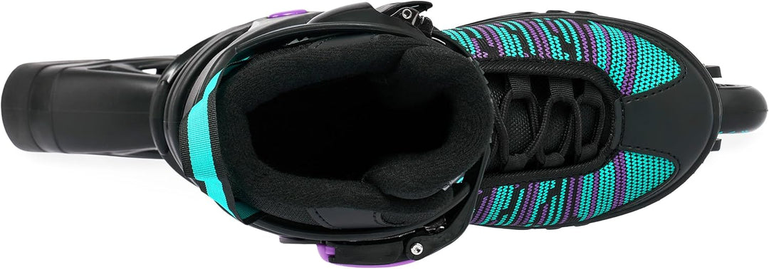 RAVEN 2in1 Schlittschuhe Inline Skates Inliner für Kinder Erwachsene Mädchen Damen verstellbar