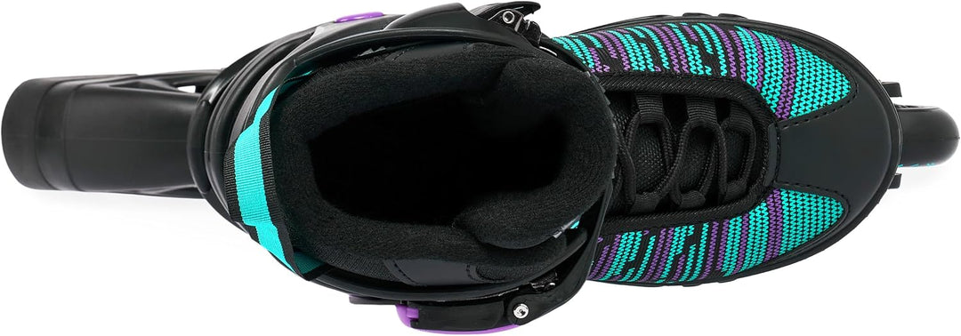 RAVEN 2in1 Schlittschuhe Inline Skates Inliner für Kinder Erwachsene Mädchen Damen verstellbar