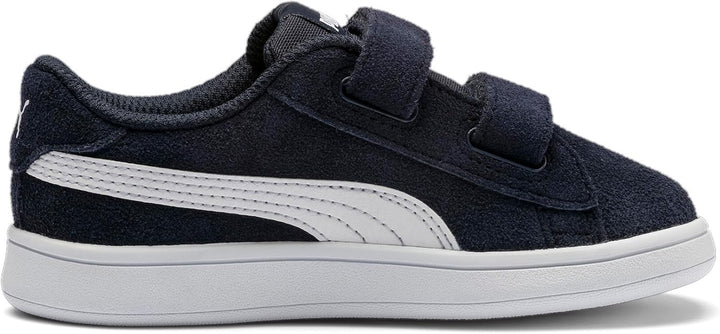 PUMA Unisex-Kinder Smash V2 Sd V Inf Sneaker, Peacoat Puma White