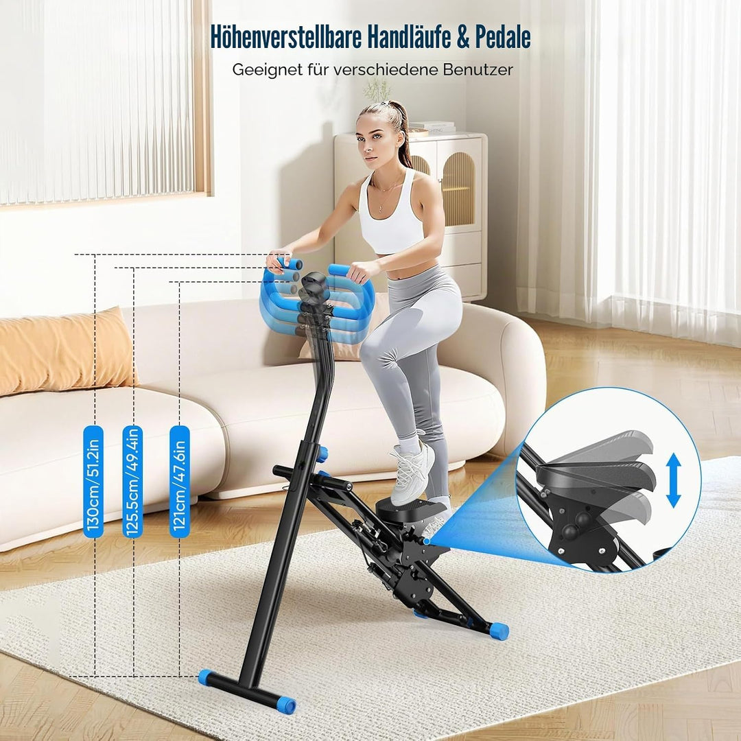 2025 Neuer Home-Fitness-Stepper, tragbarer Cross-Training-Stepper mit LCD-Bildschirm, einstellbare H